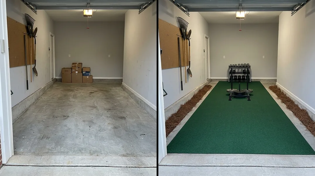 Result artificial grass installation in Charlotte - Charlotte Turf Installation