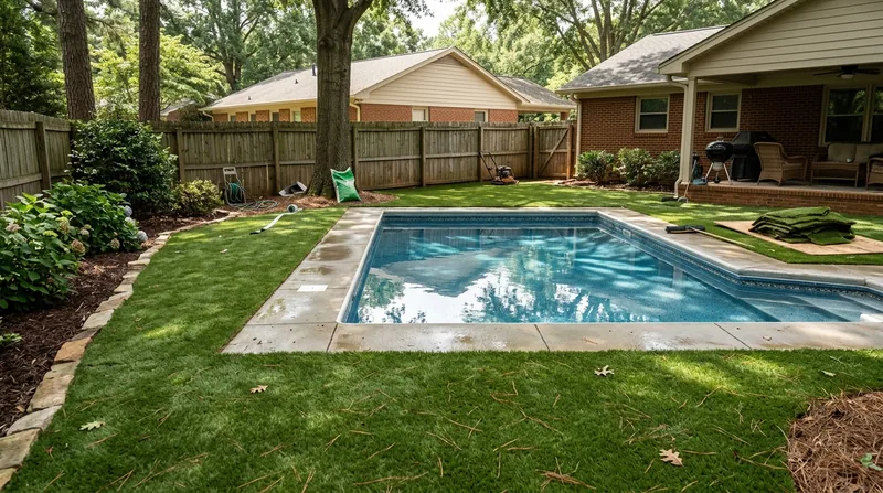Pool Surround Turf Charlotte